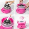 Maquina de Algodão Doce Elétrica Portatil Mini 110v Rosa - 6