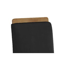 Mesa de Jantar Diamante com 6 Cadeiras Cinamomo Black com Aveludado Preto - RV Móveis - 5