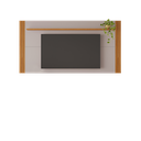 Ver imagem 7 de Conjunto Rack e Painel Trunfo para TV até 70" Ripado:Cinamomo/Off