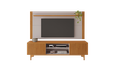 Ver imagem 1 de Conjunto Rack e Painel Trunfo para TV até 70" Ripado:Cinamomo/Off