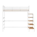 Ver mais imagens de Cama Alta em Aço Infantil/Juvenil Teko Casatema MadeiraOriginals Branco/Fosco/Álamo