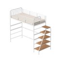 Ver imagem 2 de Cama Alta em Aço Infantil/Juvenil Teko Casatema MadeiraOriginals Branco/Fosco/Álamo