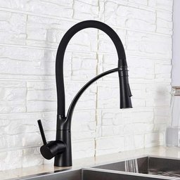 Torneira Cozinha Monocomando Black Pull Down - Preta - 1