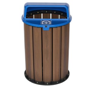 Lixeira Ibiara 70cm Azul (papel) - 94l