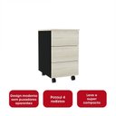 Ver imagem 4 de Gaveteiro Volante 3 Gavetas Home Office 