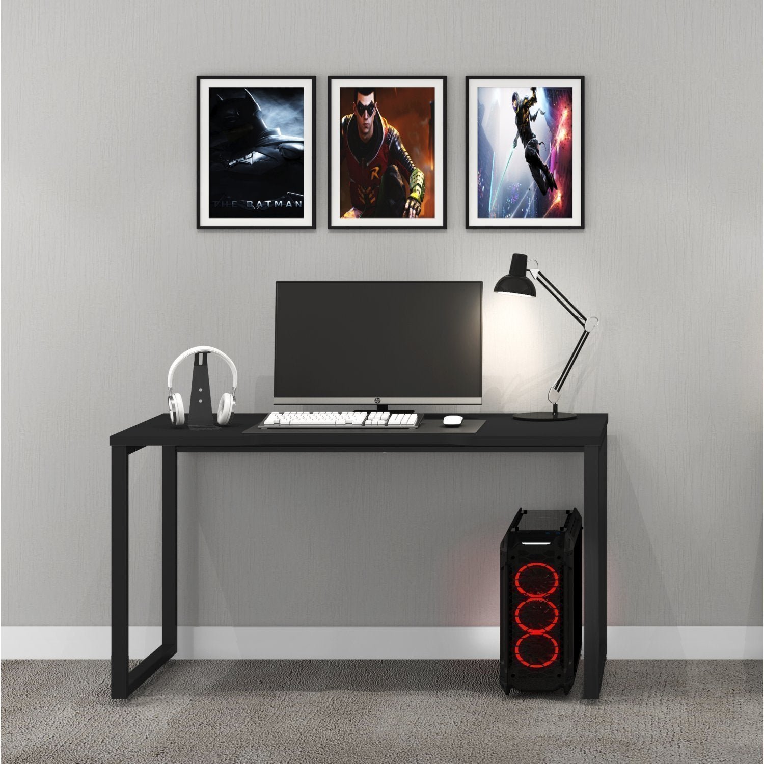 Mesa Gamer Escrivaninha Pandin Móveis Menor preço em Mesa Gamer Escrivaninha Pandin Móveis
