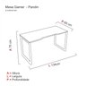 Mesa Gamer Escrivaninha Home Office - 3