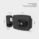 Ver imagem 5 de Fechadura Mini Agl Ajustável Simples 12V Externa Cinza Agl
