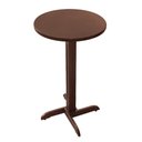 Ver imagem 1 de Mesa Bistro Fixa de Madeira Ideal para Bar e Restaurante - Imbuia