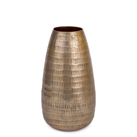Vaso Decorativo em Metal Dourado 32cm 22012 Mart