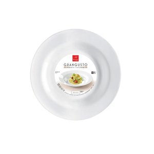 CONJ 2 PRATO Para MASSAS 29,5 cm GRANGUSTO Bormioli Rocco OPAL GLASS Grangusto Massa