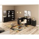 Ver imagem 1 de Kit 5 Peças com 1 Mesa, 1 Armário, 1 Gaveteiro, 1 Estante e 1 Balcão