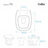 Assento Celite Fit Pp Branco Softclose 9669880010300 - 3