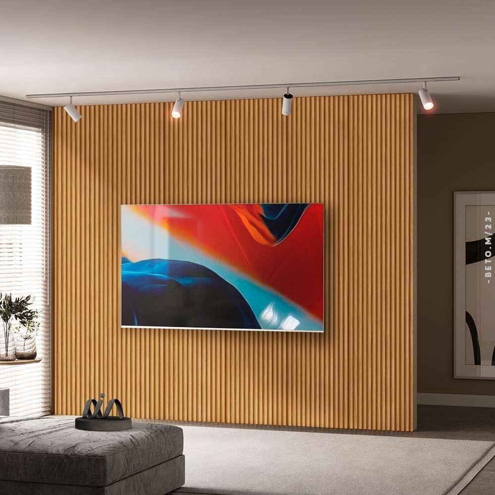 Painel Ripado Placa 40 Cm X 250 Cm Mdf e Mdp Nature Linea Brasil - 8