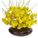 Ver imagem 2 de Arranjo Flores Orquídeas Chuva de Ouro e Vaso