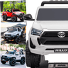 Carro Eletrico Bandeirante Toyota Hilux Branco 12V Controle - 4