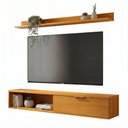 Ver imagem 7 de Rack TV 55 pol. Suspenso 136cm 1 Porta Lila Cinamomo Z49 - Mpozenato