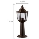 Ver imagem 3 de Jogo Balizadores de Chão Marrons 2un E27 Dital Heritage 43cm Área Externa Jardim Escada Piso