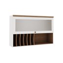 Ver mais imagens de Cozinha Completa Modulada 5 Peças 100% MDF Iluminata Branco/Ébano