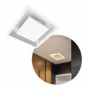 Ver imagem 4 de Plafon de Embutir Teto Quadrado Luz Indireta 45cm P/ 4 E27 St1215