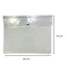 Embalagem Multiuso Pvc Cristal com Botão 20x16cm Kit 20und - 9