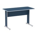 Ver imagem 1 de Mesa Escritório 1,50x0,60m s/ Gavetas - Cor Azul - Pandin - 44086