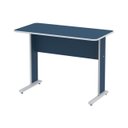Ver imagem 3 de Mesa Escritório 1,50x0,60m s/ Gavetas - Cor Azul - Pandin - 44086