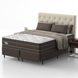 Conjunto Box Mola Max Hotel Premium Pelmex Queen Malha - 2