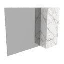 Ver imagem 1 de Espelheira Para Banheiro 1 Porta 80Cm Multimóveis Vcr10082 Mármore Branco Mármore Branco