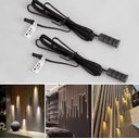 Ver imagem 4 de Kit 5 Micro Spot Led 0,5w 1cm Embutir Móvel Marcenaria 12v Quente 3000k