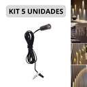 Ver imagem 3 de Kit 5 Micro Spot Led 0,5w 1cm Embutir Móvel Marcenaria 12v Quente 3000k