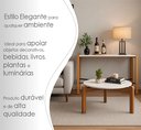 Ver imagem 4 de Conjunto Sala Estar Madeira Austria Aparador com Mesa Branca Moderna