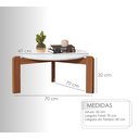 Ver imagem 6 de Conjunto Sala Estar Madeira Austria Aparador com Mesa Branca Moderna