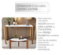 Ver imagem 5 de Conjunto Sala Estar Madeira Austria Aparador com Mesa Branca Moderna