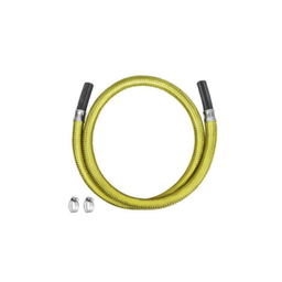 Mangueira Gás 1,25m Aço Flexível 3/8 - Roco NBR 1341900100 - 1