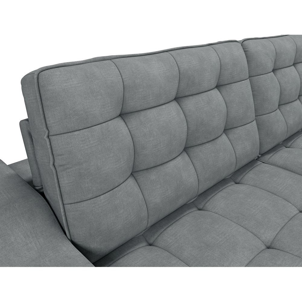 Sofa 3 Lugares 2.50m Retratil/reclinavel 2ass Blend Max Tec Inox 9903 Bip C/porta Copo/usb Estrela - 2