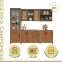 Ver imagem 6 de Cozinha Modulada 5 Peças Ratan 100% MDF Camponesa 100% MDF