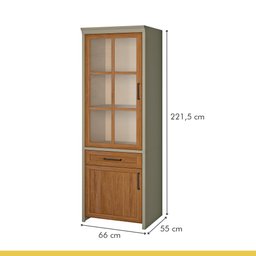 Cozinha Modulada 5 Peças Ratan 100% MDF Camponesa 100% MDF - 9 Cozinha Modulada 5 Peças Ratan 100% MDF Camponesa 100% MDF - 9