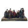 Imagem Santa Ceia Jesus e os Doze Apóstolos Resina Grande 37 Cm - 5