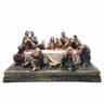 Imagem Santa Ceia Jesus e os Doze Apóstolos Resina Grande 37 Cm - 1