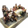 Imagem Santa Ceia Jesus e os Doze Apóstolos Resina Grande 37 Cm - 2