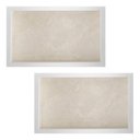 Ver imagem 2 de Nicho em Porcelanato para Banheiros Bege 60x32cm Kit 2 Unidades