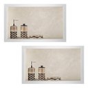 Ver imagem 1 de Nicho em Porcelanato para Banheiros Bege 60x32cm Kit 2 Unidades