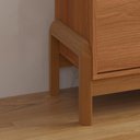 Ver imagem 3 de Rack Bancada com Pés Madeira Tv Sala de Estar Elegance 2,13 Lukaliam:jequitiba