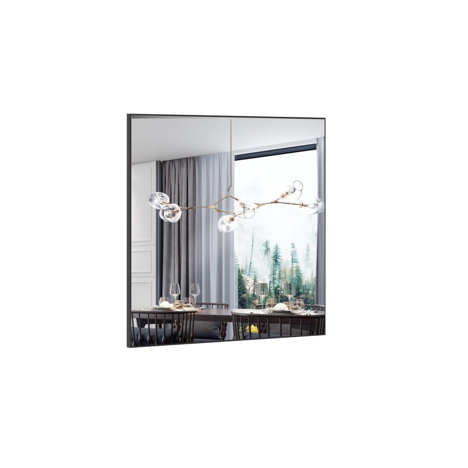 Painel Decorativo Espelhado Quadrado 60cm Dalla Costa - 3
