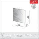 Ver imagem 2 de Painel Decorativo Espelhado Quadrado 60cm Dalla Costa