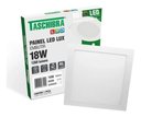 Ver imagem 2 de Kit 6 Plafon Luminária Led Quadrado Embutir 18w 3000/6500k Cor:branco