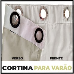 cortina blackout sala e quarto 6,00 x 2,80 Celina palha - 5