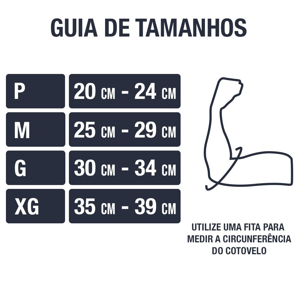 Cotoveleira de Compressão Sense Alasca - Estabilidade e proteção. Ideal para todo tipo de esporte.:P - 2