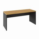 Ver mais imagens de Mesa Escrivaninha 1,60 m X 0,60 m Pés Painel 100% MDF F5 Office Cor:Freijó com Preto